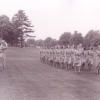 <p>Col. Bernard Lentz, Fort Slocum&#39;s commanding officer 1942-1945, reviewing a platoon of the Women&#39;s Army Corps on the Parade Ground during the Second World War.</p>